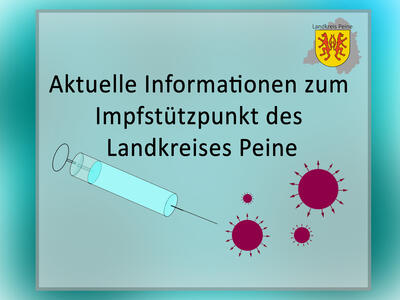 Bild vergrößern: Bei dem Bild handelt es sich um einen Platzhalter fr Informationen des Impfsttzpunktes des Landkreises Peine.
