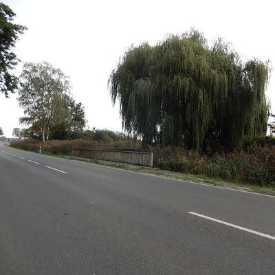 Bild vergrößern: B 444 Blickrichtung Nord in Richtung Edemissen - Bestandsbauwerk Fahrbahn