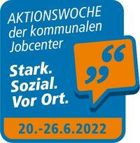 Bild vergrößern: Logo Aktionswoche Jobcenter 20.06. bis 26.06.22