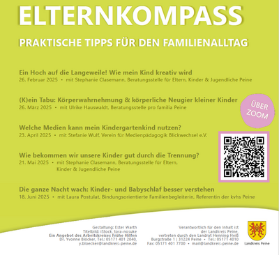 Bild vergrößern: Online-Reihe  »Elternkompass - Praktische Tipps für den Familienalltag«