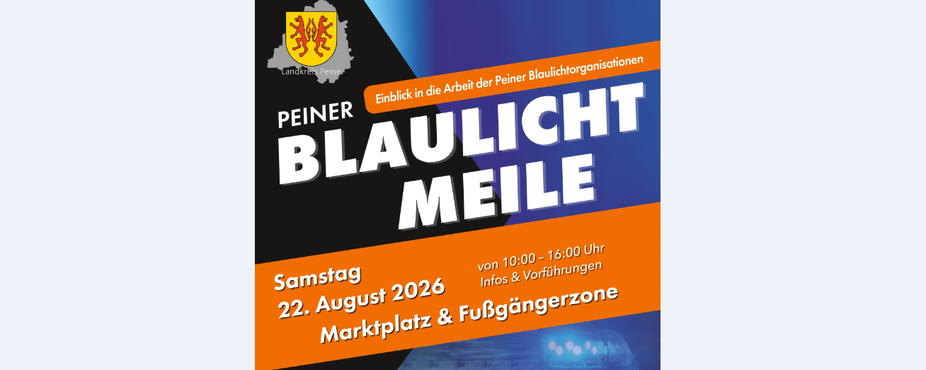 Bild vergr&ouml;&szlig;ern: Peiner Blaulichtmeile 2026